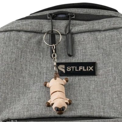 Monkey Pause Keychain Set – Pack of 3 Mini Articulated Monkey Fidget Keychains for Stress Relief, Cute Collectible Animal Accessories & Keyring Décor – 3D Printed in Canada — 3D Printed Collectible by 3DCentral