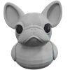 French Bulldog Duck Figurine - Car Dashboard Duck Décor - Funny Ducking Gift - Cute Dog Duck - Collectible Frenchie Duck for Hiding - Car Accessories – 3D Printed in Canada — 3D Printed Collectible by 3DCentral