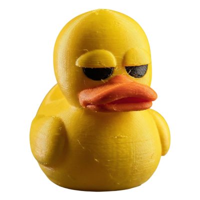 Bruh Duck Figurine – Funny Collectible Desk for Adults, Sarcastic Yellow Duck Decor, Gag Gift for Coworkers or Friends – 3D Printed in Canada — 3D Printed Collectible by 3DCentral