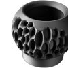 Futuristic Biomorphic Planter Pot – Asymmetric Carved Texture for Indoor Plants & Modern Decor – 3D Printed in Canada — 3D Printed Collectible by 3DCentral