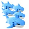 Sleepy Shark Articulated Figures – Pack of 5 – No Keychains – 3D Printed Ocean Friends — 3D Printed Collectible by 3DCentral