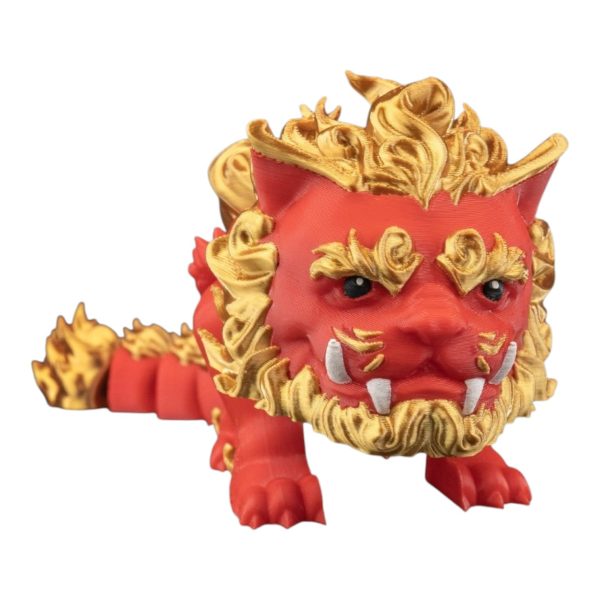 Foo Lion Articulated Figurine