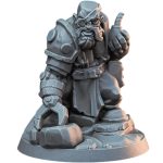 Bionic Bomber Dwarf with Mechanical Arm Miniature