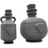 Pair of Miniature Healing Potion Bottles – Fantasy RPG Prop Bottles with Heart Emblems for Dioramas, Displays & Tabletop Gaming – 3D Printed in Canada — 3D Printed Collectible by 3DCentral