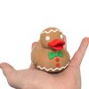 Gingerbread Duck Figurine – Festive Holiday Rubber Duck-Style Décor for Shelf or Desk – Cute Christmas Display Ornament for Adults & Teens – 3D Printed in Canada — 3D Printed Collectible by 3DCentral