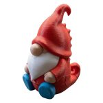 Seahorse Gnome Figurine – Cute Scandinavian Style Fantasy Decor, Shelf Sitter Ornament for Home or Office, Fun Collectible Gift for Gnome Lovers