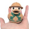 Safari Explorer Duck Figurine – Jungle Adventurer Rubber Duck-Style Decor Collectible – Cute Desk Toy, Shelf Ornament, or Gift for Duck Lovers – 3D Printed in Canada — 3D Printed Collectible by 3DCentral
