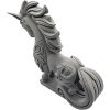Carved Mythology Horse Statue with Flowing Mane & Celtic-Inspired Patterns – Decorative Fantasy Figurine – DIY Paintable Sculpture – 3D Printed in Canada — 3D Printed Collectible by 3DCentral