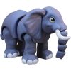 Cute Articulated Elephant Figurine – Movable 3D Printed Animal Toy for Desk Decor, Decorative Display & Collectors – 3D Printed in Canada — 3D Printed Collectible by 3DCentral
