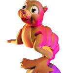 Cute Articulated Sea Lion Figurine