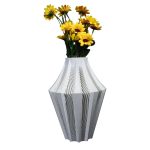 Modern Geometric Walo Vase for Dried or Faux Flowers