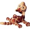 Adorable Articulated Baby Giraffe Figurine – Cute Collectible Animal Model for Teens & Adults – Flexible Desk Figurine Decor – 3D Printed in Canada — 3D Printed Collectible by 3DCentral