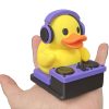 DJ Duck Figurine – Funny Rubber Duck with Headphones and Turntable for Music Lovers, DJs & Party Decor – 3D Printed in Canada — 3D Printed Collectible by 3DCentral