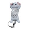Pat the Cat Collectible Keychain – Flexible Articulated Mesh Cat Figurine for Decorative Display & Fun Bag Charm – Cute 3D Printed Kitty Accessory – 3D Printed in Canada — 3D Printed Collectible by 3DCentral