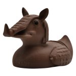 Wild Armadillo Duck Figurine – Funny Off-Road Rubber Duck Collectible for Duck Duck 4x4, Vehicle Ducks, Cruise Hiding Ducks