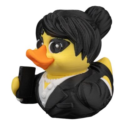 Mobster Female Duck Figurine – Mafia-Themed Car Dashboard & Desk Decor – Gangster Collectible – 3D Printed in Canada — 3D Printed Collectible by 3DCentral