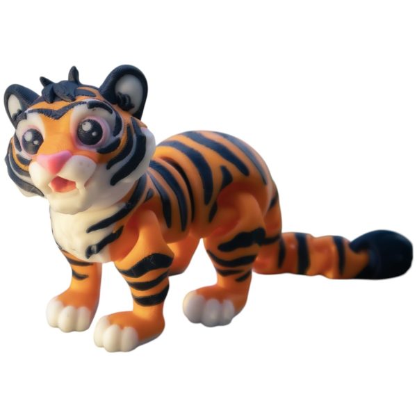 Poseable Tiger Figurine