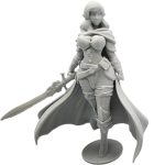 Female Elven Warrior Figurine with Sword