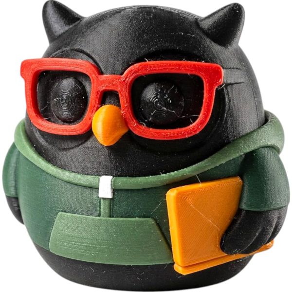 Figurine de hibou hackerman de collection