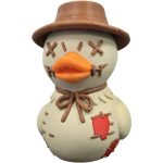 Scarecrow Duck Figurine