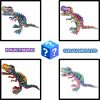 Articulated Skeleton T-Rex Figurine – Prismatic Mystery Rainbow – Prehistoric Dinosaur Collectible for Teens & Adults – Decorative Display & Collectible – 3D Printed in Canada — 3D Printed Collectible by 3DCentral