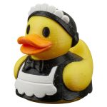 Maid Duck Figurine – Funny Rubber Duck-Inspired French Maid Costume Decor for Desk, Shelf, or Gag Gift – Collectible Novelty for Teens & Adults