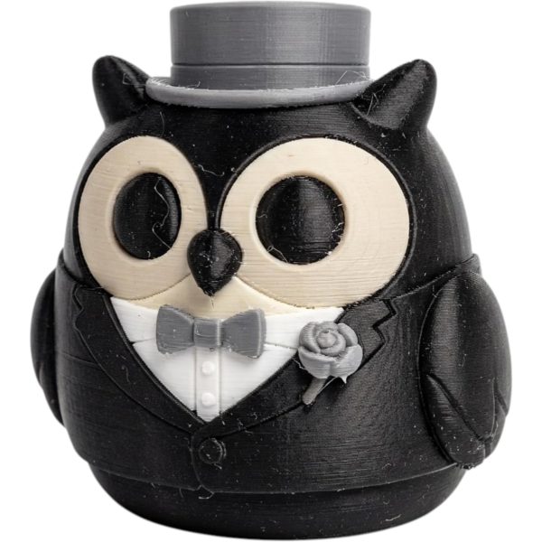 Figurine de hibou garçon d&rsquo;honneur