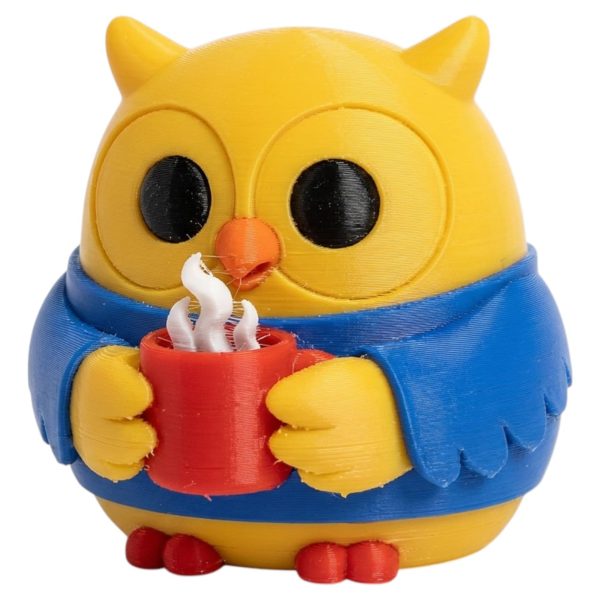 Figurine hibou nerveux de collection