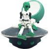 3D Printed Alien Figurine with UFO Spaceship – Articulated DIY Paintable Sci-Fi Display Model for Desk, Diorama, or Collection – 3D Printed in Canada — 3D Printed Collectible by 3DCentral