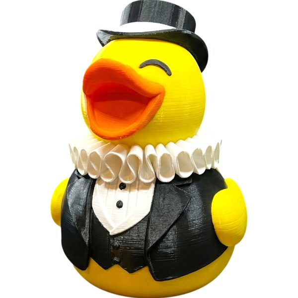 Opera Singer Duck Tuxedo Figurine
