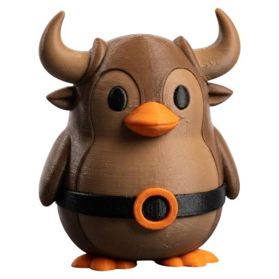 Minotaur Penguin Figurine – Mythical Fantasy Bull-Penguin Collectible Decor for Desk, Shelf, or Display – Great Gift for Teens & Adults