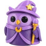 Sorceress Owl Collectible Figurine - Unique Desk Decor for Adults