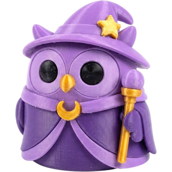 Figurine de hibou sorcière de collection