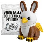 Eagle Bunny Collectible Figurine - Unique Desk Decor for Adults