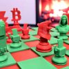 Bitcoin Crypto Chess Bulls vs Bears — 3D Printed Bears by 3DCentral
