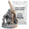 Savage Dwarf Dark Knight Miniature — 3D Printed Articulated Miniatures by 3DCentral