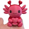 Valentine’s Love Axolotl Figurine — 3D Printed Axolotls by 3DCentral