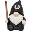 Billiards Gnome Figurine – Pool Player Decor — 3D Printed Gnomes by 3DCentral