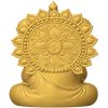 Ourson Bouddha doré en méditation – zen — Ours, impression 3D par 3DCentral
