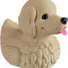 Golden Retriever Duck Figurine – Car Dashboard Duck Accessory, Funny Dog Car Décor, Ducks for Hiding, Car Dashboard Duck, 4x4 Ducking, Rubber Duck – 3D Printed in Canada — 3D Printed Collectible by 3DCentral