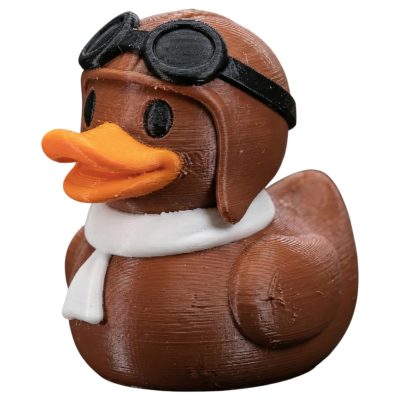 Amelia Earhart Aviator Duck Figurine — 3D Printed Ducks by 3DCentral