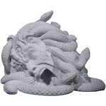 Gorgon Demise Dice Tower for DND, Pathfinder, Tabletop RPGs – Medusa-Inspired Snake Sculpture Dice Roller – Fantasy Gaming Accessory