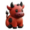 Devil Cow Figurine – Cute Demon Bull Desk Buddy — 3D Printed Figurines by 3DCentral
