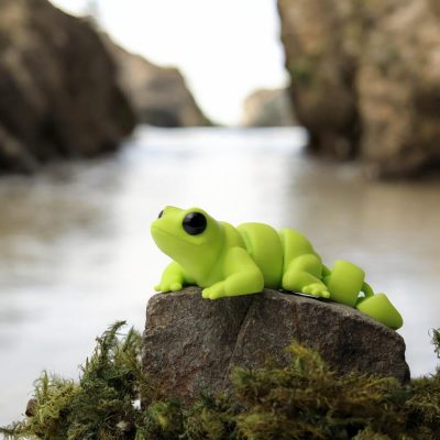 Mini Baby Lizard Figurines – Set of 5 Chonky Reptile Minis with Glossy Eyes & Wiggly Tails – Kawaii Wigglitz Jungle Decor – 3D Printed in Canada — 3D Printed Collectible by 3DCentral