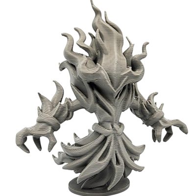 Greater Fire Elemental Miniature – Large Boss Miniature for DND & TTRPG | Inferno Creature Fantasy Figure – 3D Printed in Canada — 3D Printed Collectible by 3DCentral