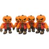 Halloween Urban Pumpkin Head Articulated Figurines (Pack of 5) — 3D Printed Articulated Figurines by 3DCentral