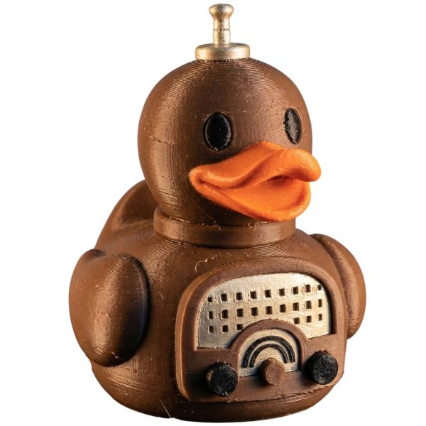 Old-Timey Radio Duck Figurine | Steampunk