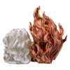 Elemental Love Statue – Fire & Ice Romantic Sculpture for Couples — 3D Printed Figurines by 3DCentral