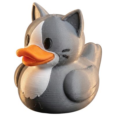 Manx Cat Duck Figurine | 3D Printed Fantasy — 3D Printed Ducks by 3DCentral