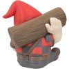 Lumberjack Gnome with Axe – Rustic Cabin Decor — 3D Printed Gnomes by 3DCentral